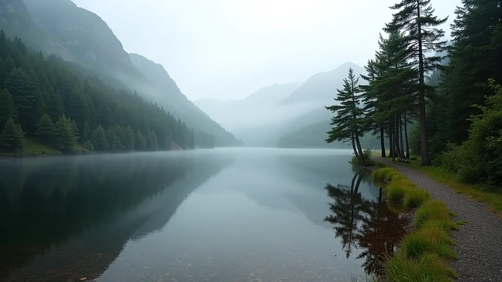 Gougane Barra woodland retreat with mountain lake views